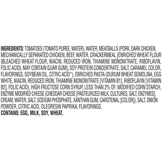 Chef Boyardee Mini-Bites Spaghetti Rings & Meatballs, 7.5 Oz.