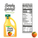 Simply Non GMO High Pulp Orange Juice, 89 fl oz Bottle