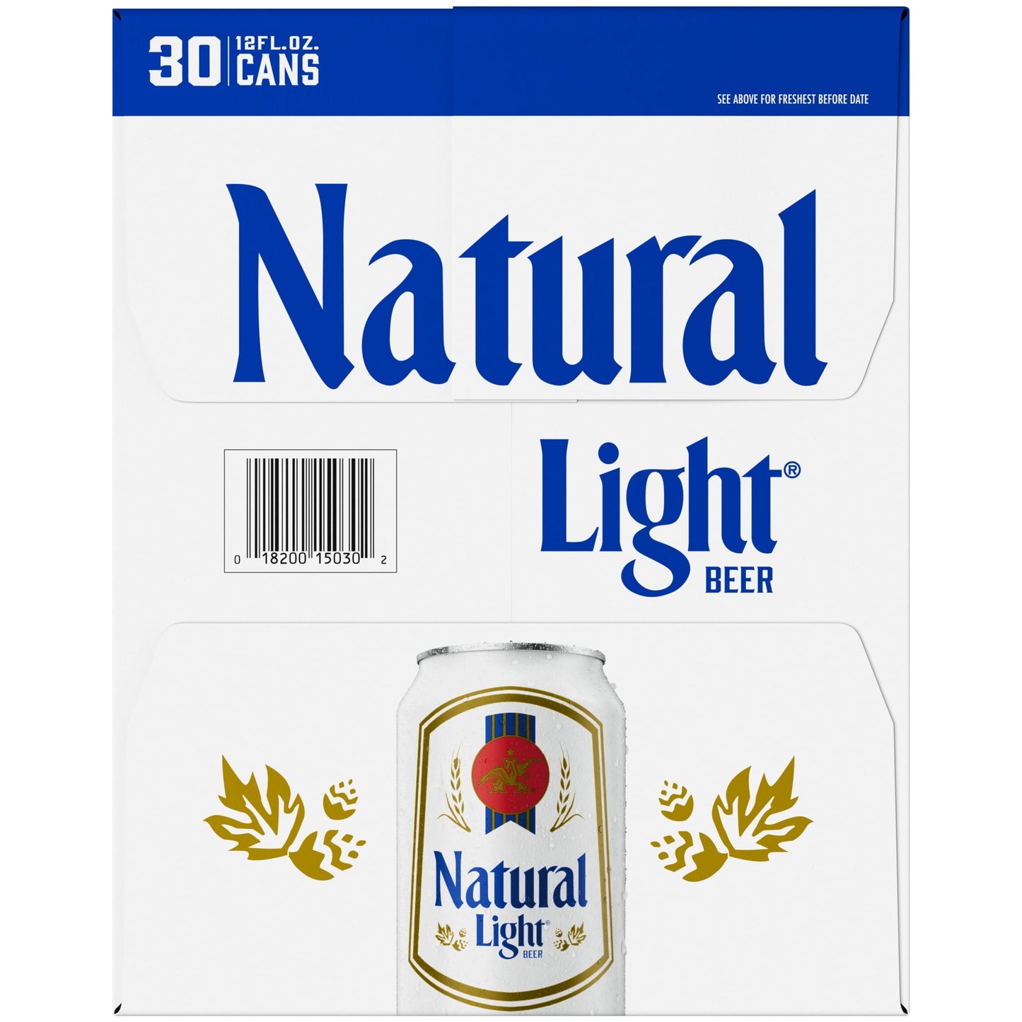 Natural Light Beer, 30 Pack Beer, 12 fl oz Cans, 4.2% ABV, Domestic