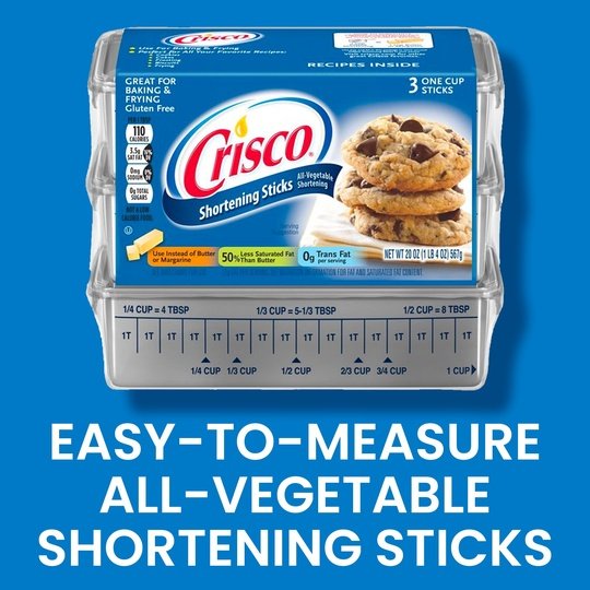 Crisco All-Vegetable Shortening Sticks, 20 oz