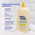 Baby Magic Tear-Free Gentle Hair and Body Wash, Soft Powder Scent, Hypoallergenic, 30 oz.