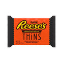 Reese's Thins Dark Chocolate Peanut Butter Cups Candy, Bag 3.1 oz