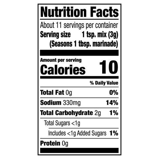 McCormick Grill Mates Marinade Mix - Brown Sugar Bourbon, 1.25 oz Cooking Sauces & Marinades