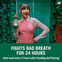 TheraBreath Fresh Breath Mouthwash, Rainforest Mint, Alcohol-Free, 16 fl oz