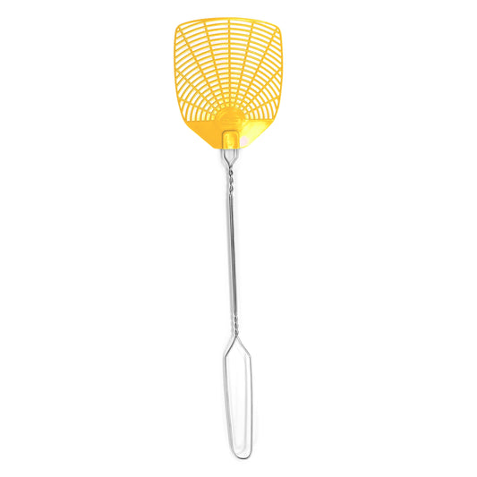 Eliminator Fly Swatters with Metal Handle, Set of 2 Fly Swatters, Multicolor Plastic