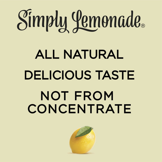 Simply Non GMO All Natural Lemonade Juice, 52 fl oz Bottle