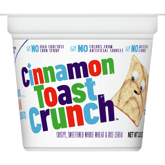 Cinnamon Toast Crunch Breakfast Cereal Cup, 2 oz Cup