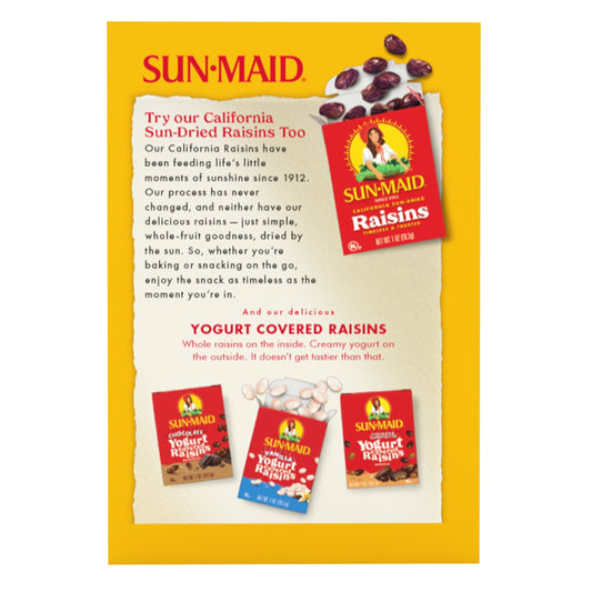 Sun-Maid California Golden Raisins, Dried Fruit Snack, 12 oz Box
