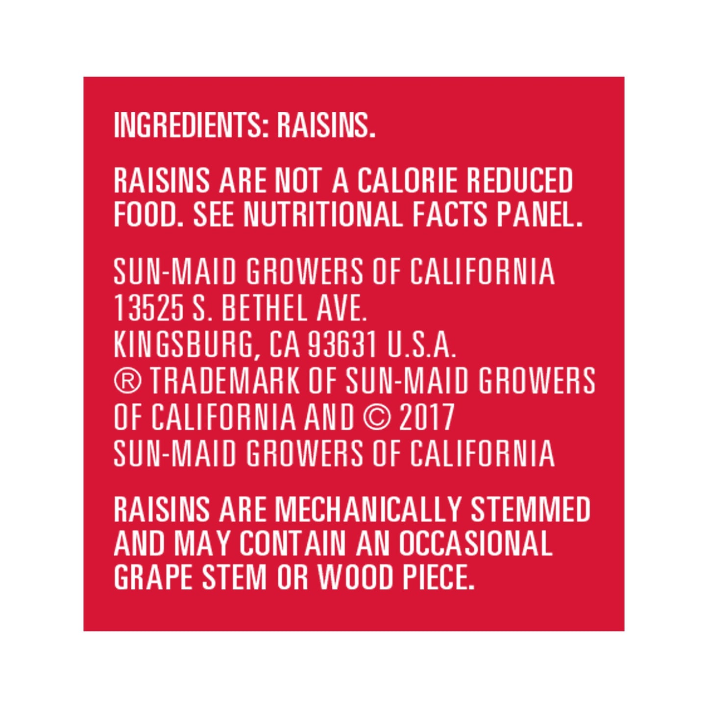 Sun-Maid California Sun-Dried Raisins, Dried Fruit Snack, 32 oz Bag