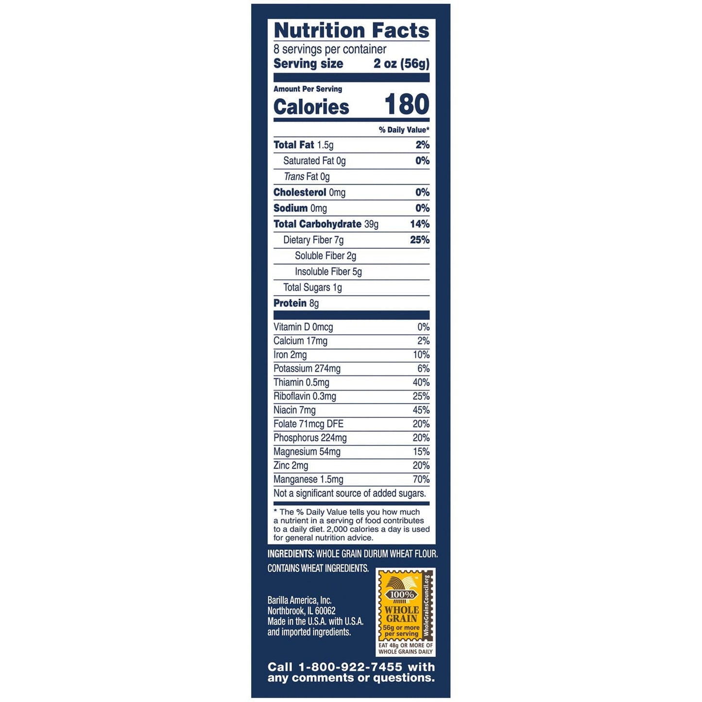 Barilla Whole Grain Elbows 16oz.