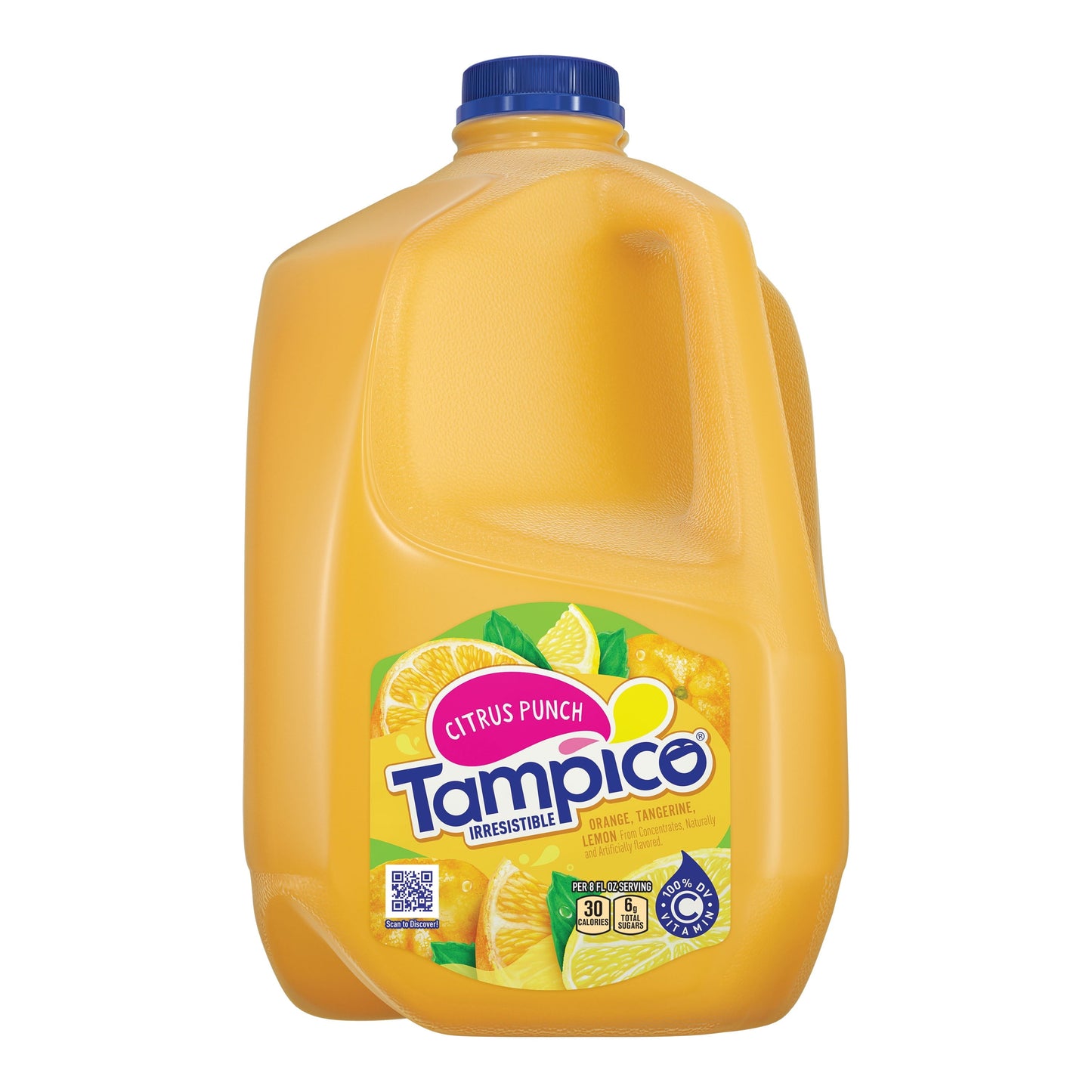 Tampico Citrus Fruit Punch Orange Tangerine Lemon Juice Drink, 1 Gallon