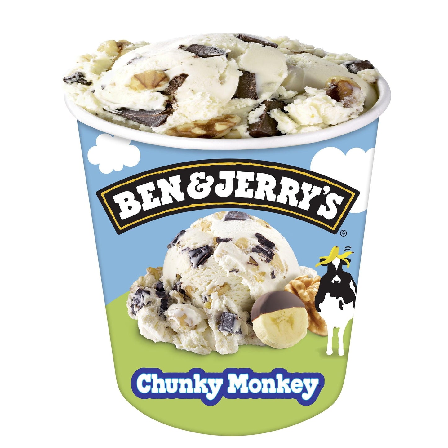 Ben & Jerry's Chunky Monkey Banana Ice Cream, 16 oz