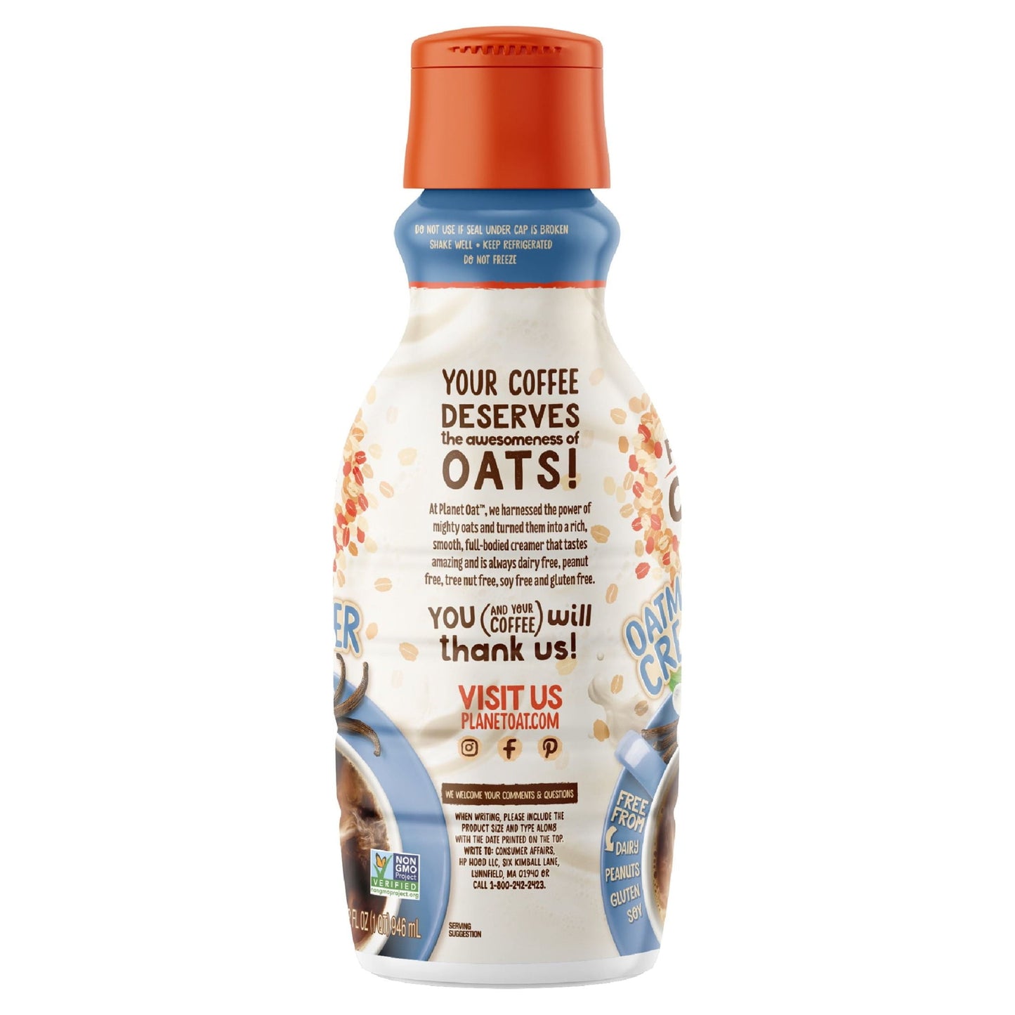 Planet Oat French Vanilla Coffee Creamer, 32 oz