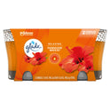 Glade Jar Candle 2 ct, Hawaiian Breeze, 6.8 oz. Total, Air Freshener, Wax Infused with Essential Oils