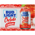 Bud Light Chelada 12 Pack, 12 fl oz Aluminum Cans, Domestic, 10% ABV