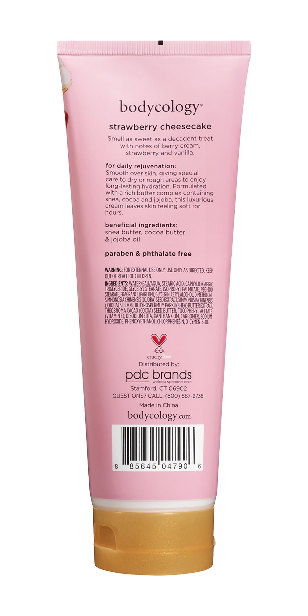 Bodycology Strawberry Cheesecake Body Cream, 8 oz