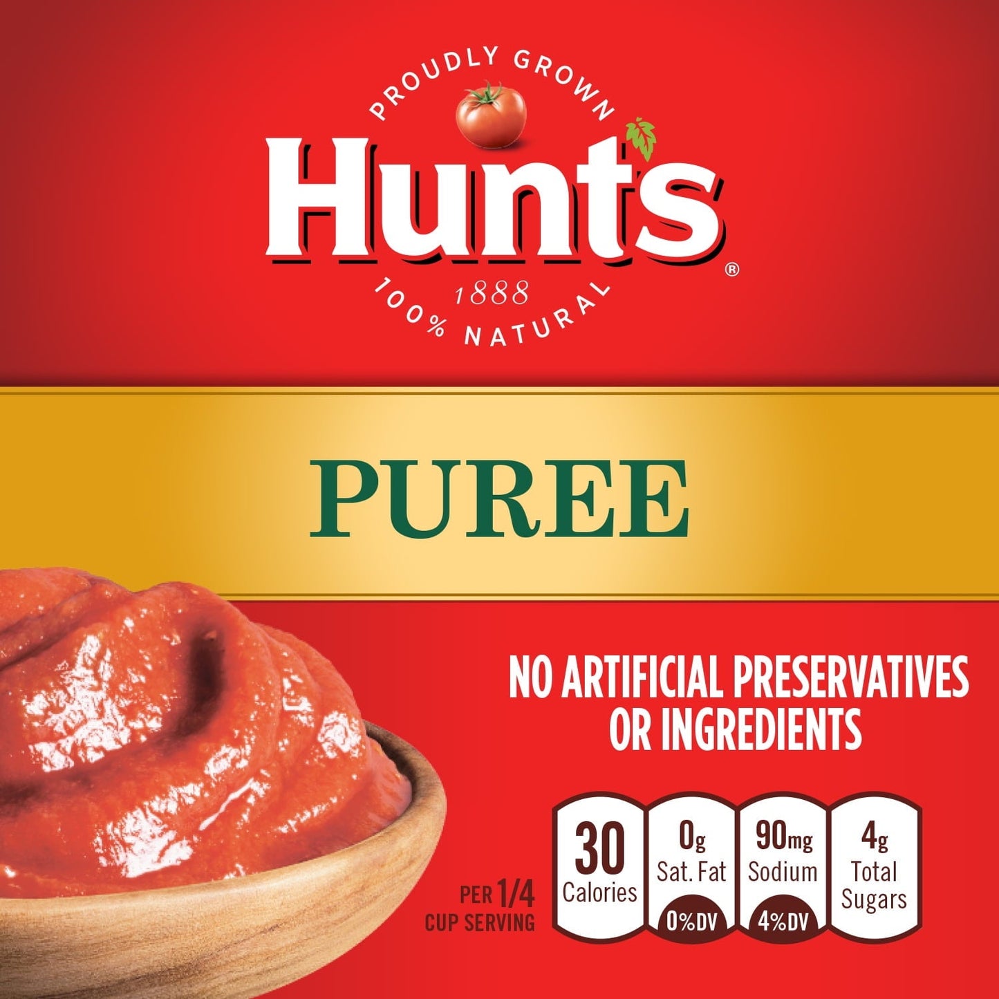 Hunt's Tomato Puree, 29 oz Can