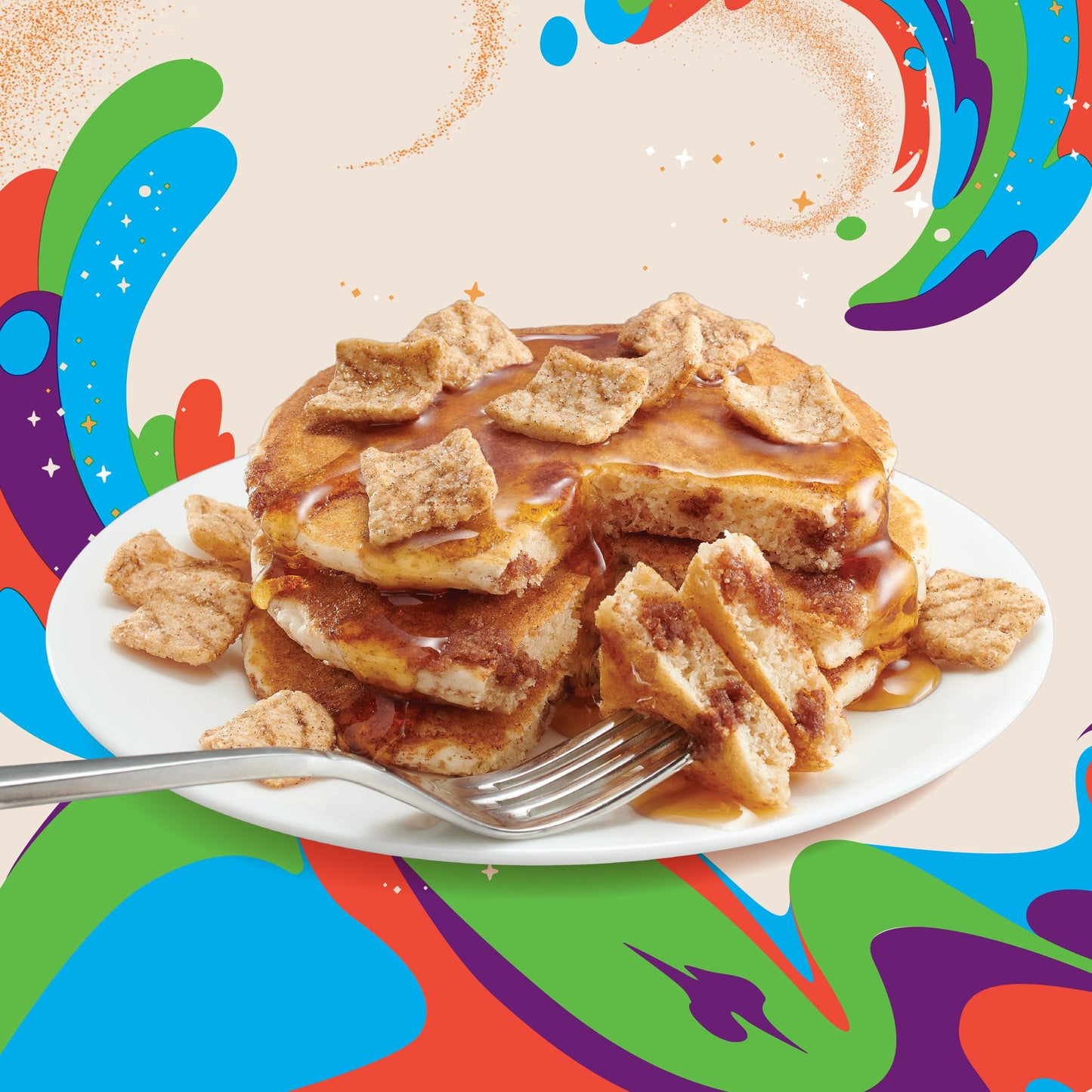 Betty Crocker Cinnamon Toast Crunch Pancake Kit, Baking Mix, 15.6 oz.