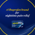 Advil PM Ibuprofen Sleep Aid Pain and Headache Reliever, 200 Mg Coated Caplets, 120 Count