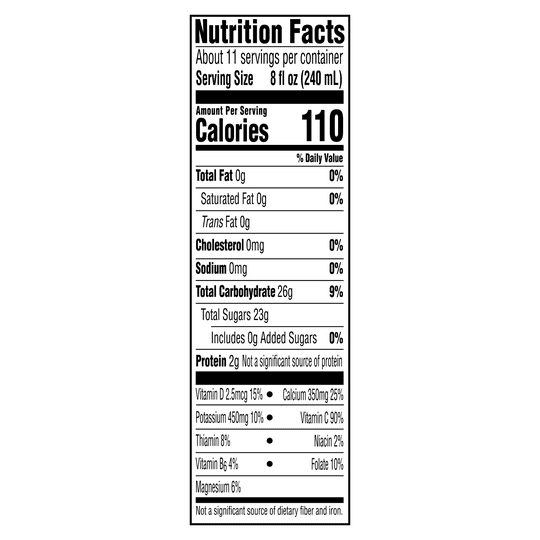 Simply Non GMO No Pulp Calcium Orange Juice, 89 fl oz Bottle