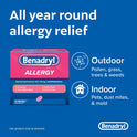 Benadryl Ultratabs Antihistamine Cold & Allergy Relief Tablets, 24Ct