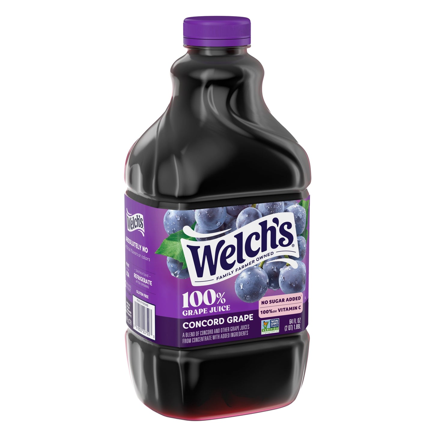 Welch's 100% Grape Juice, Concord Grape, 64 fl oz Bottle