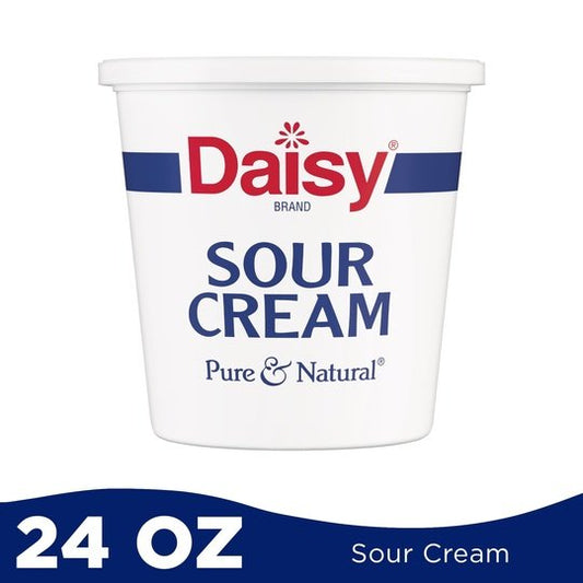 Daisy Pure and Natural Sour Cream, 24 oz (1.5 lb) Tub (Refrigerated)