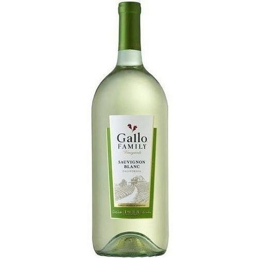 Gallo Family Vineyards Sauvignon Blanc White Wine, California, 1.5 Liter Glass Bottle