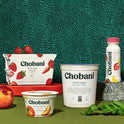 Chobani Non-Fat Greek Yogurt, Peach on the Bottom 5.3 oz, 4 Count, Plastic Cup