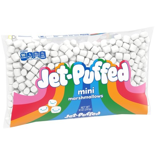 Jet-Puffed Mini Marshmallows, 10 oz Bag