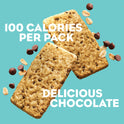 CLIF BAR Thins - Chocolate Chip - Crispy Snack Bars - Made with Organic Oats - Non-GMO - Plant-Based - 100 Calorie Packs - 0.78 oz. (7 Pack)