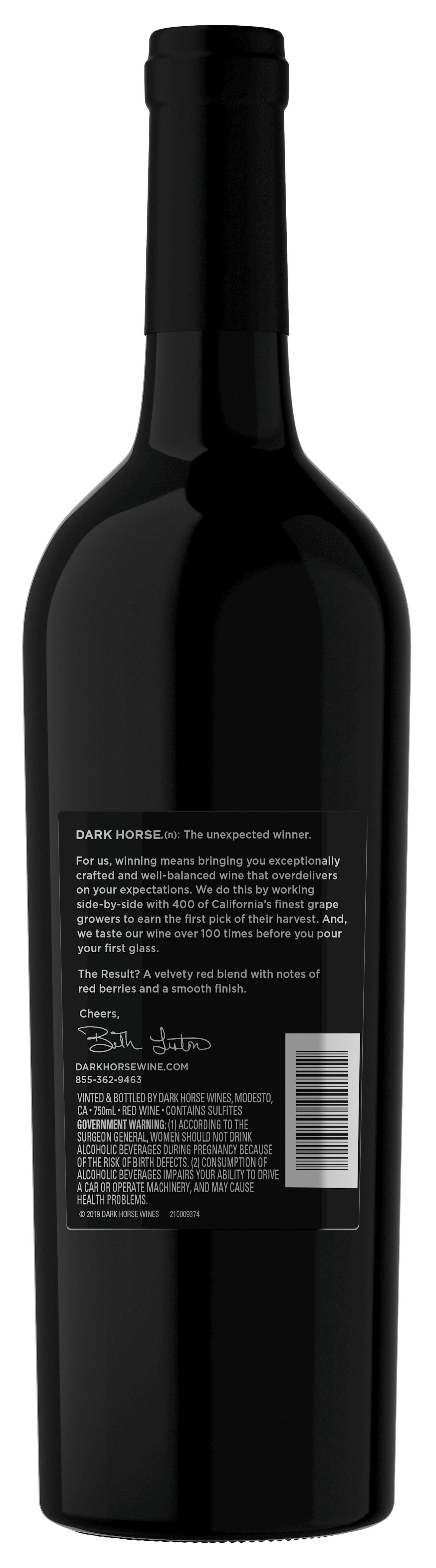 Dark Horse Big Red Blend Red Wine, California, 750ml Glass Bottle