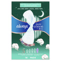 Always Pure Cotton Feminine Pads With WIngs, Size 5, Extra Heavy Overnight Absorbency 18 CT