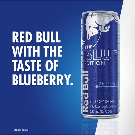Red Bull Blue Edition Blueberry Energy Drink, 12 fl oz Can