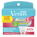 Venus Extra Smooth Women's Razor Blade Refills, 6 Count