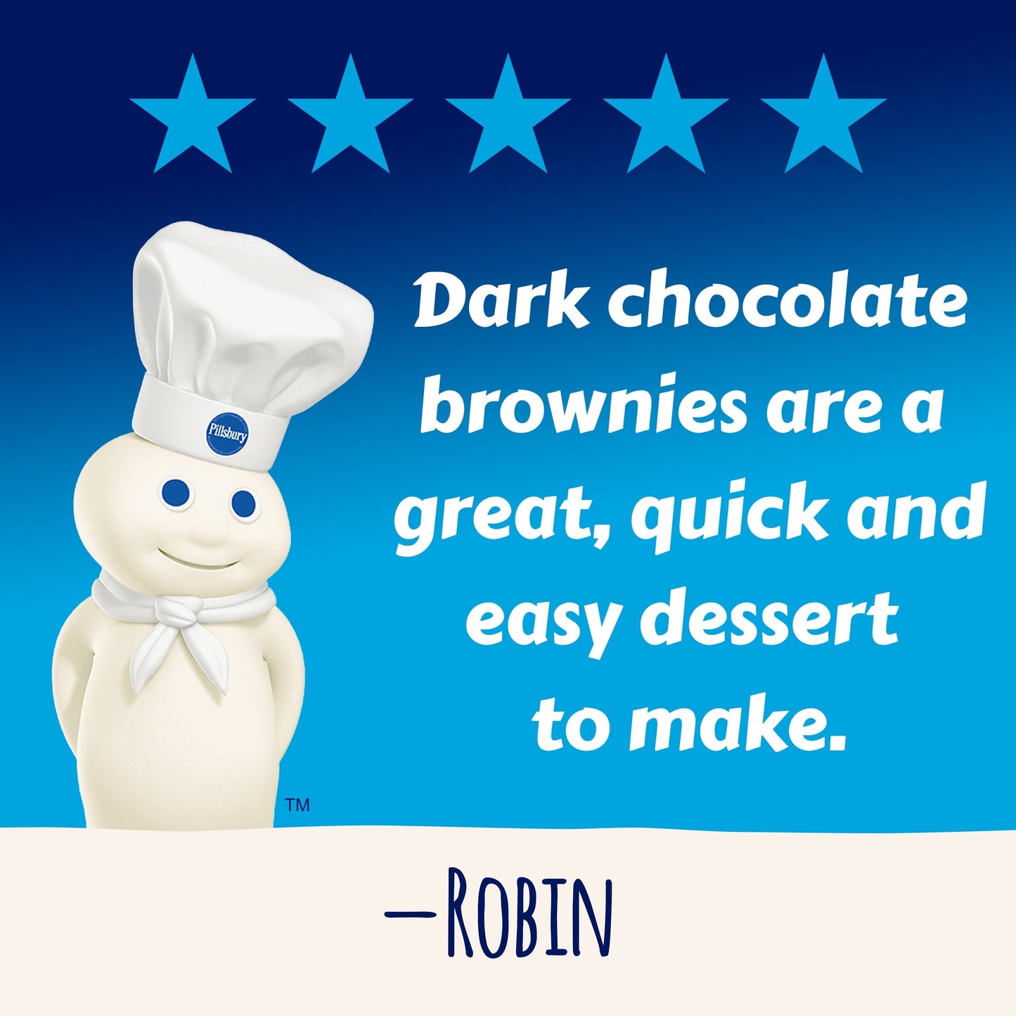 Pillsbury Family Size Dark Chocolate Brownie Mix, 18.4 oz Box