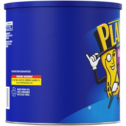 Planters Mixed Nuts Less Than 50% Peanuts with Peanuts, Almonds, Cashews, Hazelnuts, Pecans & Sea Salt, 3.5 lb Canister