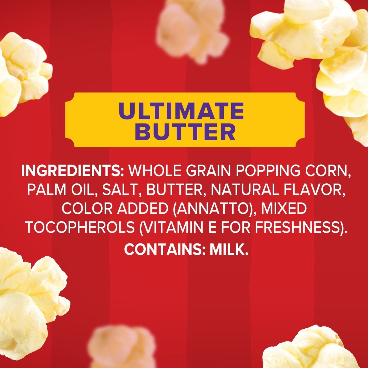 Orville Redenbacher's Ultimate Butter Microwave Popcorn, 3.29 Oz, 12 Ct