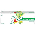 7UP Zero Sugar Lemon Lime Soda, 12 fl oz cans, 12 pack