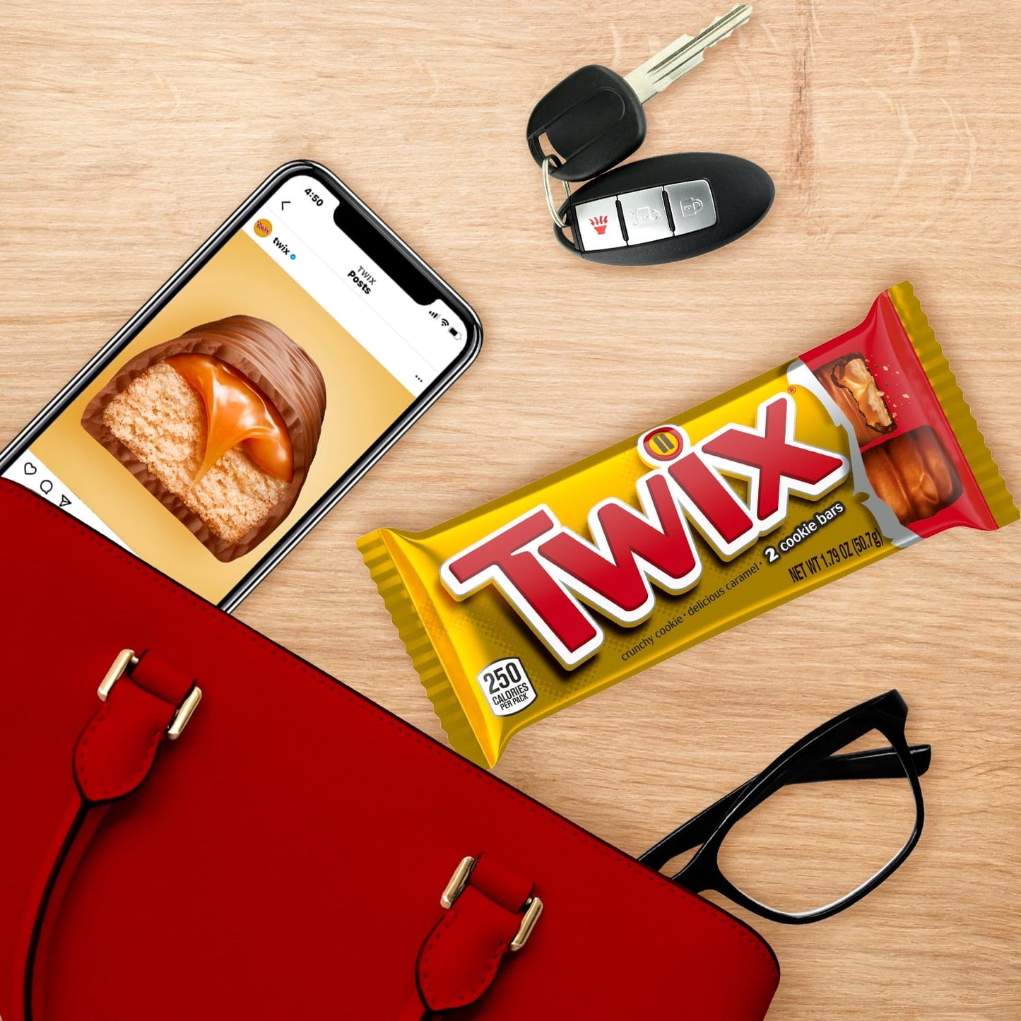 Twix Caramel Full Size Chocolate Cookie Candy Bars - 1.79 oz Bar