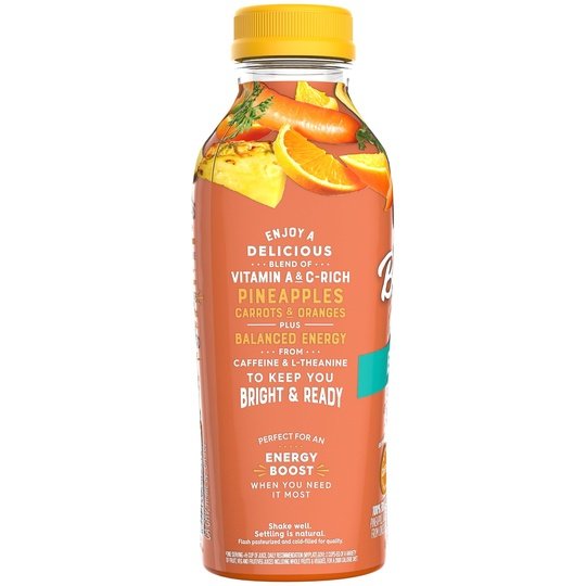 Bolthouse Farms Energy Smoothie, Pineapple Carrot and Orange, 15.2 fl. oz.