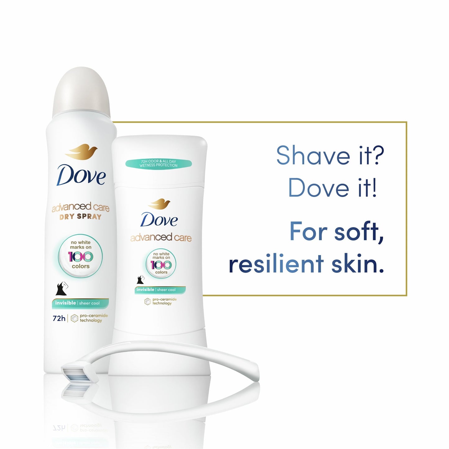 Dove Advanced Care Long Lasting Women's Antiperspirant Deodorant Stick, Grapefruit, 2.6 oz