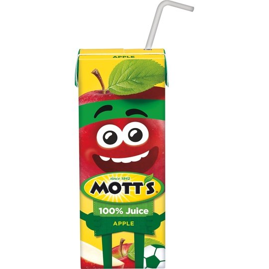 Mott's 100% Juice Original Apple Juice, 6.75 fl oz, 8 Count Boxes