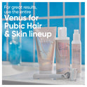 Gillette Venus for Female Pubic Hair and Skin, 2-in-1 Cleanser + Shave Gel, 6.4 oz, White