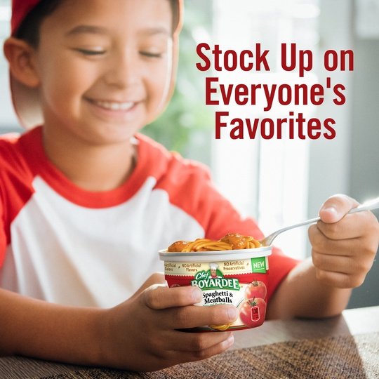 Chef Boyardee Spaghetti and Meatballs, Microwave Pasta, 7.5 Oz. Bowl