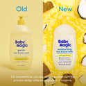 Baby Magic Tear-Free Gentle Hair and Body Wash, Soft Powder Scent, Hypoallergenic, 30 oz.