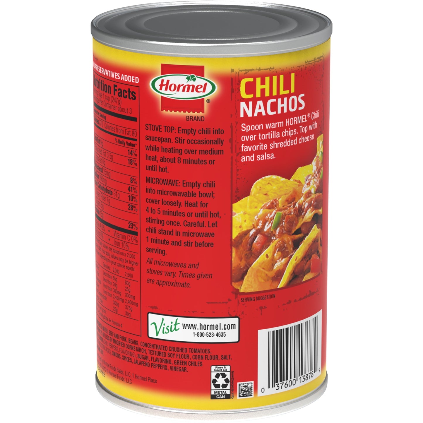 HORMEL Chili with Beans, 25 oz