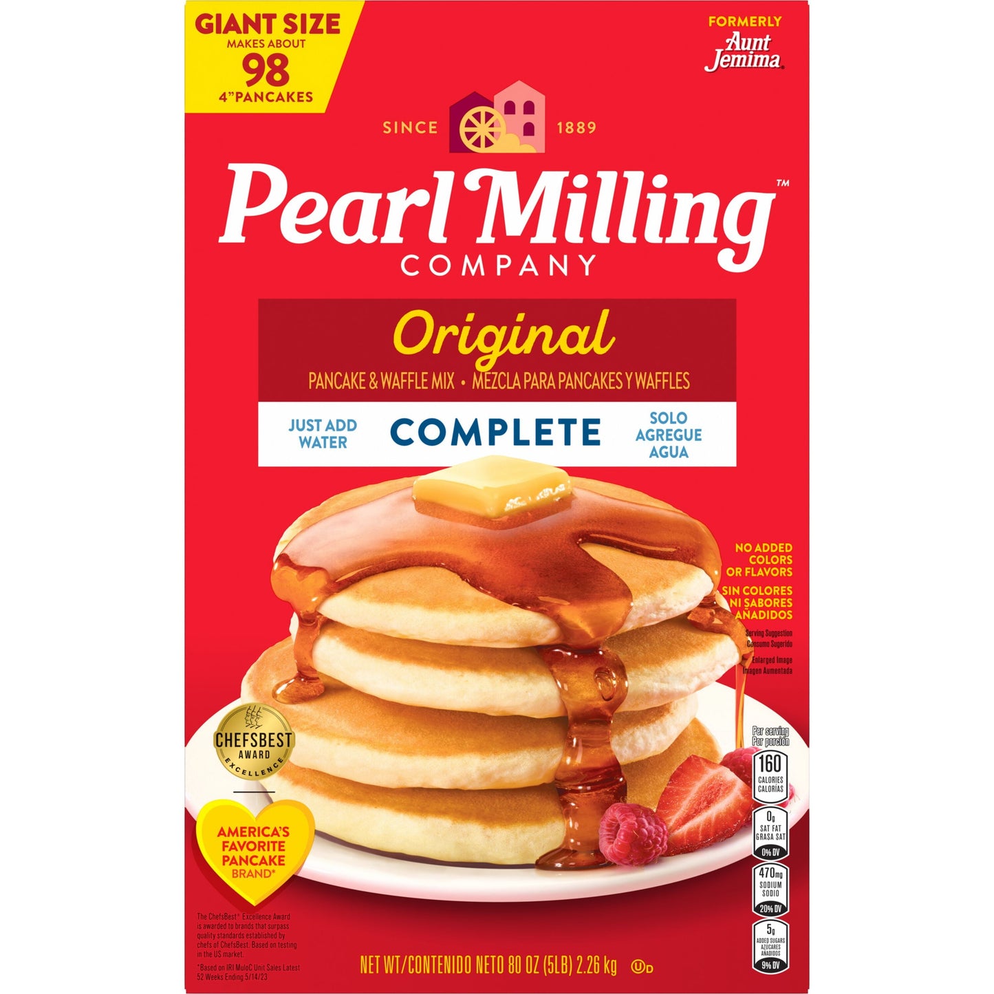 Pearl Milling Company, Complete Pancake Mix, 80 oz (Packaging may  vary)