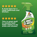 Lime-A-Way Bathroom Cleaner Spray, 32oz, Removes Lime Calcium Rust