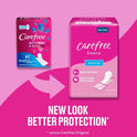 CAREFREE® Panty Liners, Regular, Unscented, 8 Hour Odor Control, 54ct